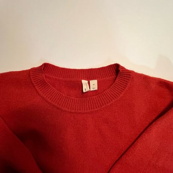 Moth Sweater Size XS Cabin Balloon Sleeve Burnt Orange Oversized Anthropologie - Picture 5 of 14